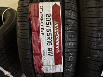 Set of four (4) tires [205/55R16 91V]