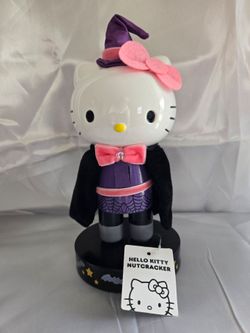 Hello Kitty Halloween Witch Nutcracker