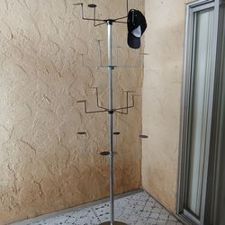 CHROME Floor  standing baseball cap Rack 🧢