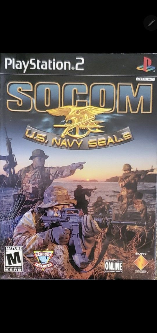 SOCOM US NAVY SEALS Box Microphone Bundle Playstation 2