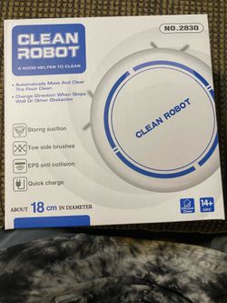 Clean Robot Black USB Rechargeable Automatic Sweeping Robot