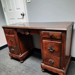 Antique Solid Wood Desk 