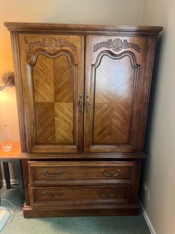 Stanley Furniture Armoire with Drawers - Traditional / French Country Style