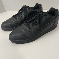 Nike Ebernon Low Triple Black Men’s Size 11.5 Athletic Basketball Shoes Sneakers