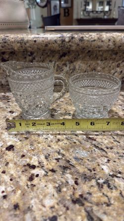 Waterford crystal - cream and sugar