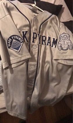 Black pyramid baseball jersey