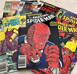 7  AMAZING SPIDER-MAN NEWSSTAND EDITION COMICS