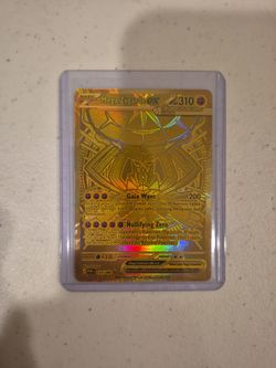 Mega Zygarde EX Gold Holo Pokémon Card 124/088