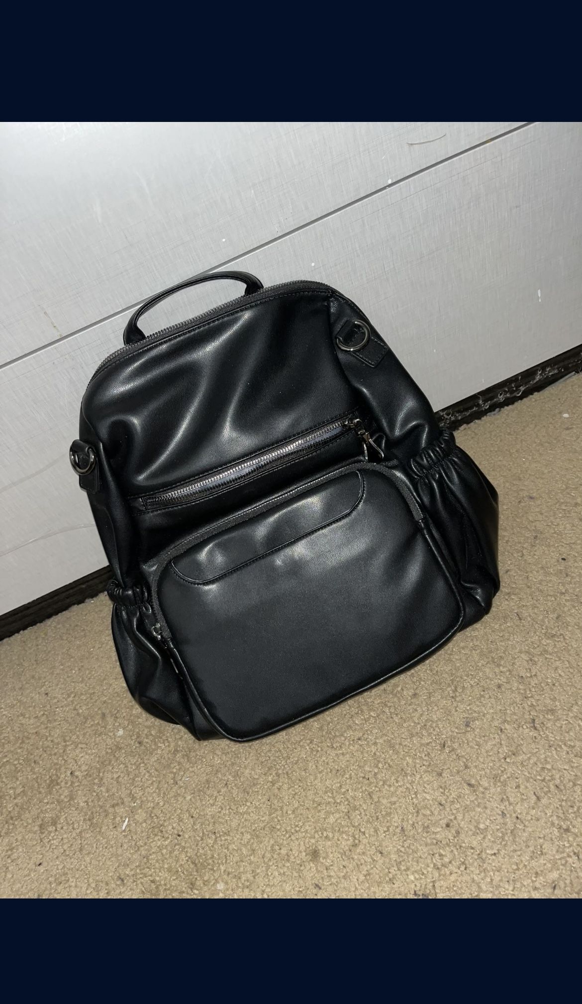 Leather Mini Women’s Backpack