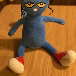 Merry Makers Pete the Cat By James Dean 12" Plush Stuffed Animal