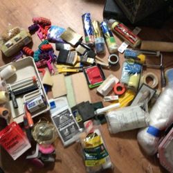 Painting Supplies, Paint Brushes, DIY, Art, House Painting 