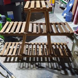 3 Tier Wooden Shelf