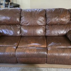 Leather Recliner sofa