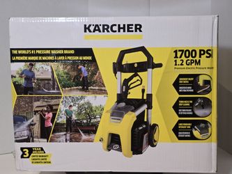 {BRAND NEW} Kärcher K1700 Pressure Washer - 1700 PSI /3 Nozzles / Detergent Tank