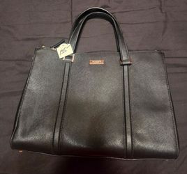 Kate Spade Black Saffiano Leather Tote Bag