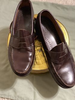 G.H.Bass & Co. Weejuns Leather Shoes Loafer Classic Slip-On Burgundy Size 11 Made in USA