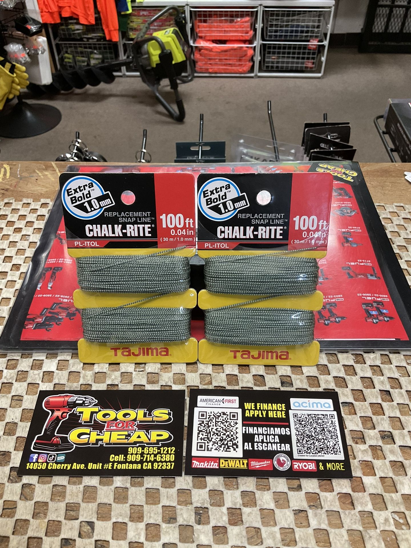 TAJIMA Ultra Bold Chalk-Rite Replacement Line $9 EACH