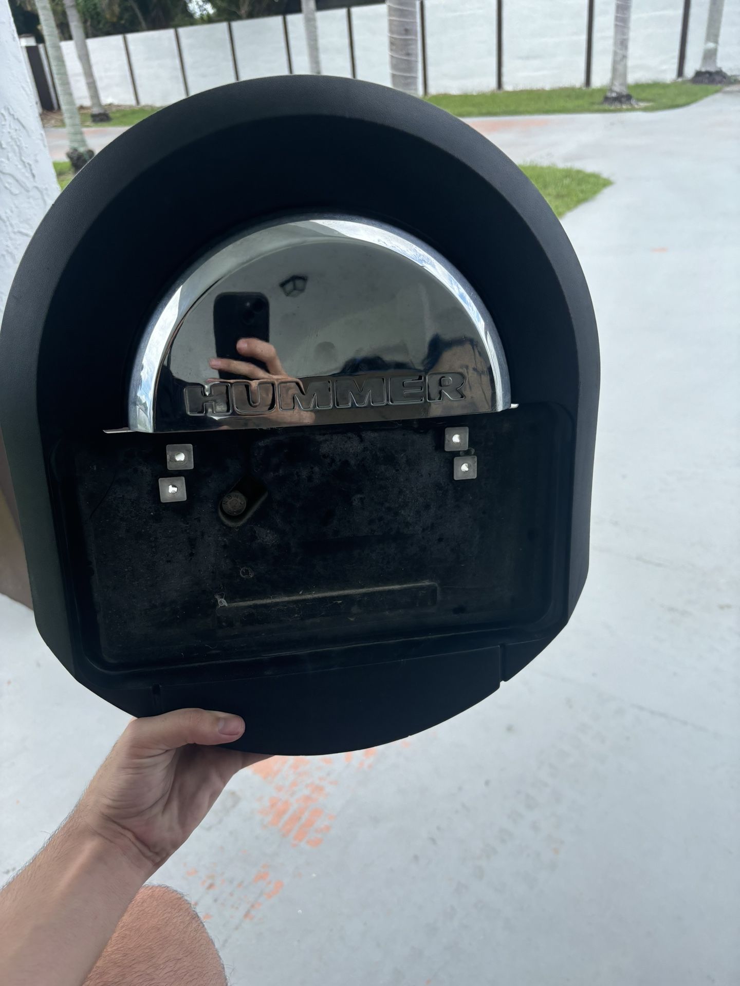 hummer h2 license plate holder