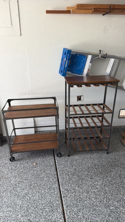 Wine rack and bar cart
