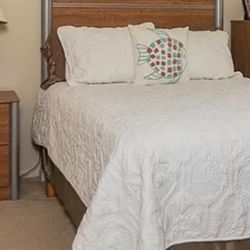 Full-Size Bedroom Set With Mattress Must Be Picked Up April 24