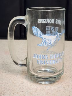 Vintage 1982 Johns Hopkins University Homecoming Glass Mug