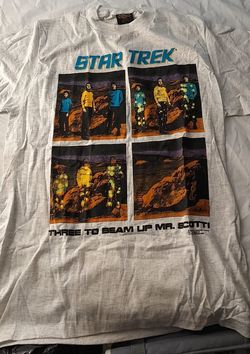 Vintage Changes Star Trek Beam Up Graphic T-Shirt