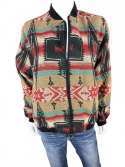 Native American Tradition Bomber Jacket Size S