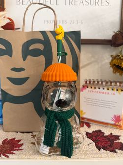 Starbucks Snoopy Glass Cup