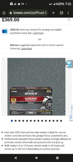 Rust-Oleum RockSolid 2-part Dark Gray Gloss Concrete and Garage Floor Paint Kit (Kit)