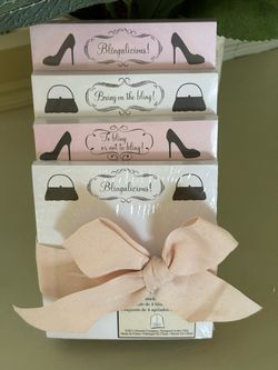 Pink Bow Sticky Note Pads Gift Box Set