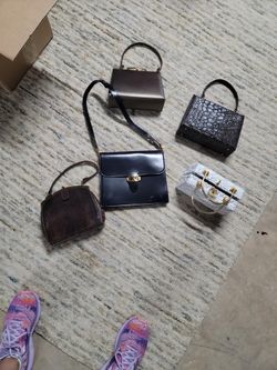 Lot Of 5 Vintage Purses