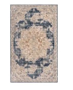 Abbeville Oriental Dark Blue Area Rug