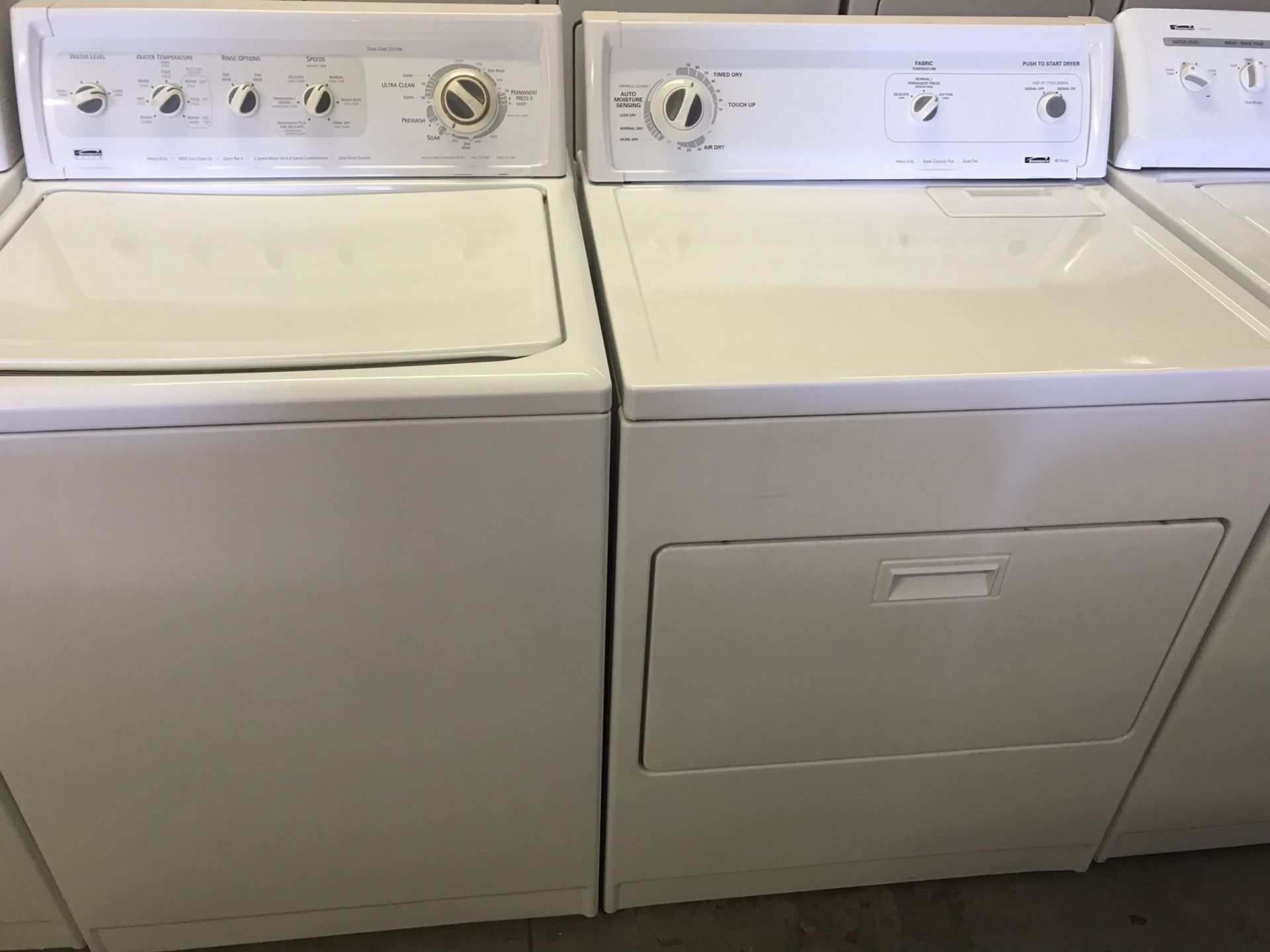 Kenmore Matching Washer & Dryer Set