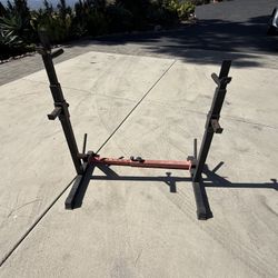 Squat/Bench Press Rack And Bench
