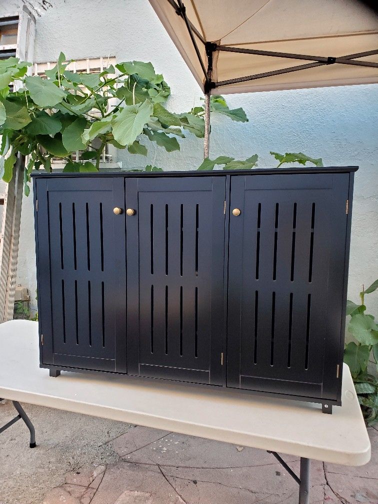 Free Standing Shoe Rack Adjustable Storage Organizer 4 Tier Shoe Rack Shelves Entryway Hallway