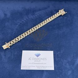 Bracelet Cubanlink Solid 14k Gold 
