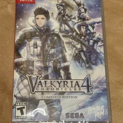 Valkyria Chronicles 4 Complete Edition For Nintendo Switch (BRAND NEW)