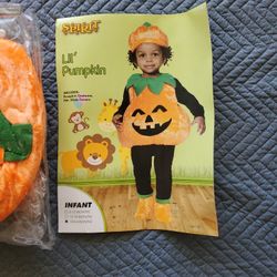 Lil Pumpkin Halloween Costume 18-24 M