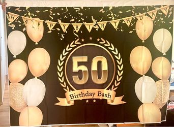 Happy 50th Birthday Banner