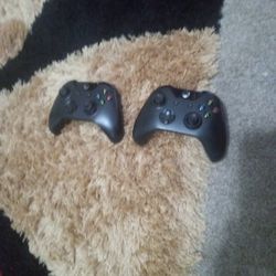 Two Xbox One Controllers Pre Owned