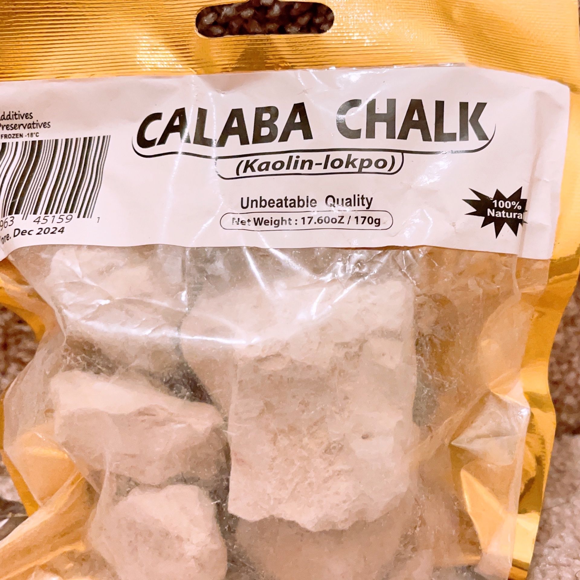 Calaba Chalk - Kalaba Chalk lokpo Kaolin