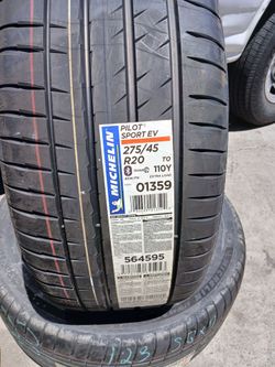 Tesla Tires New Michelin EV Silence Trac with foam 275 45R20 $870 set of four install mount and balance 👌