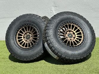 New 17" Basta Rotary Forged RF3 Wheels 6x5.5 Chevy Silverado Rims GMC Sierra Yukon 33" Tires Toyota