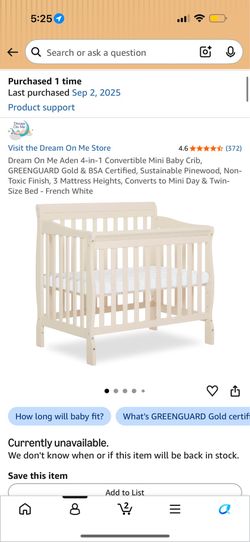Mini Crib
