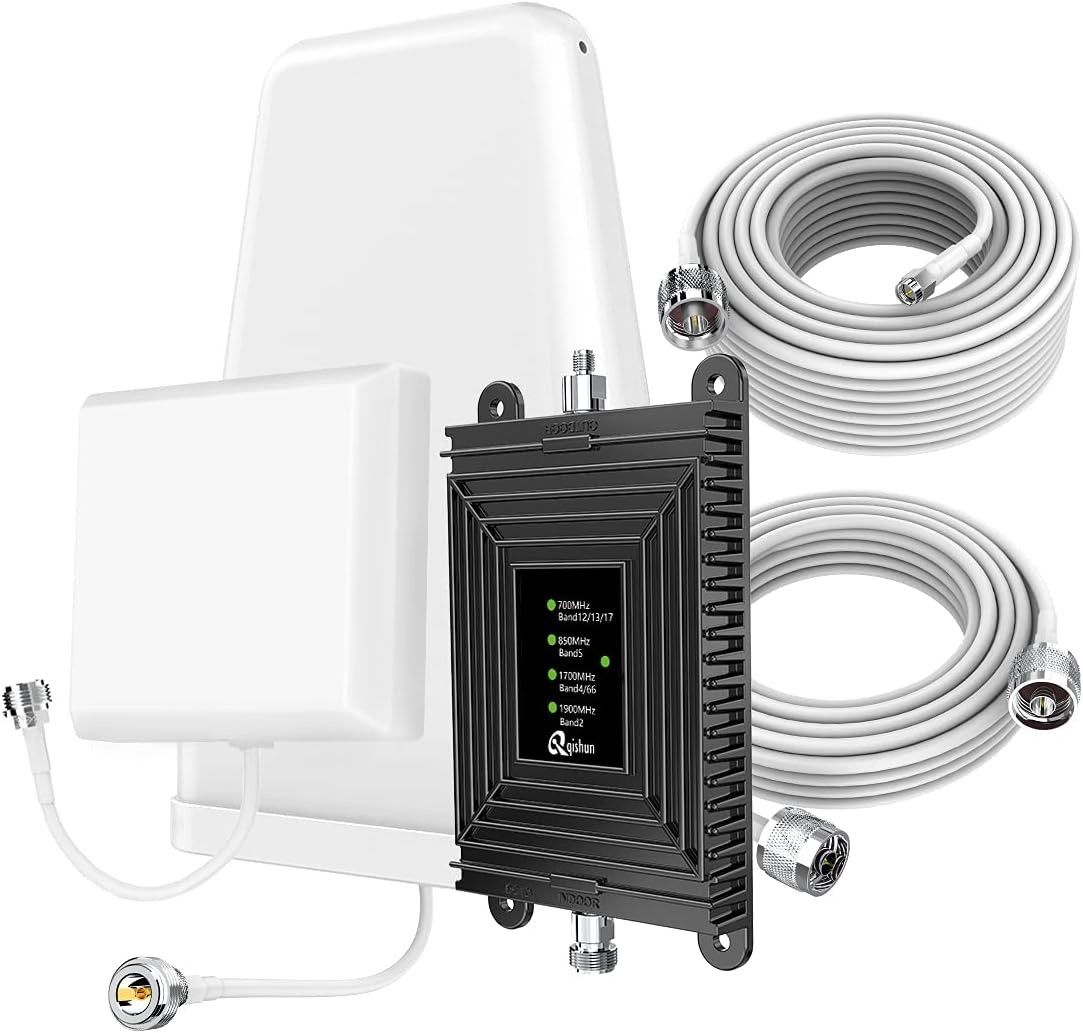 5-Band 5G/4G LTE Home Cell Phone Signal Booster – Works With All US Carriers (Used)