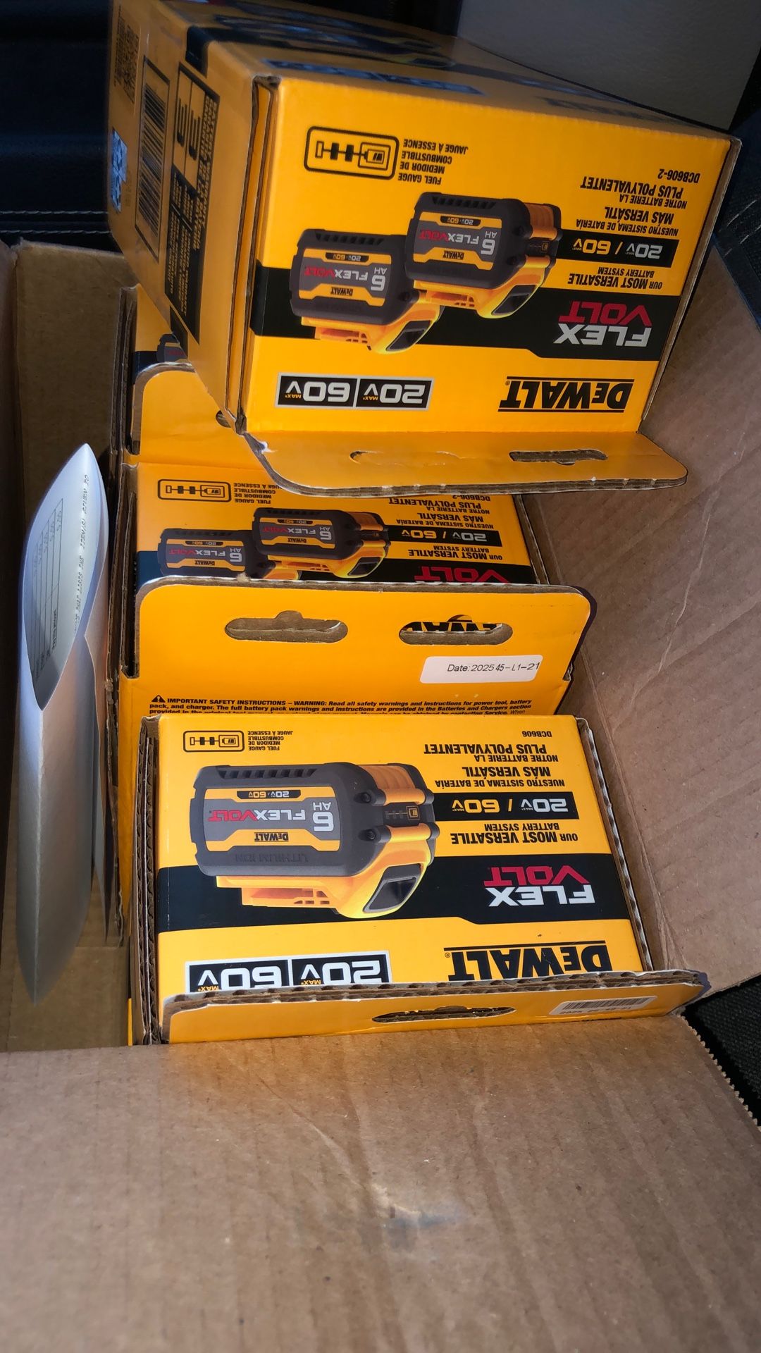 DeWalt Flexvolt 6ah Batteries