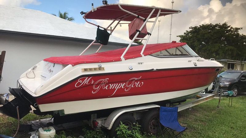 TRADE 1998 regal Ventura 6.8 23ft custom party boat OFFER UP TRADES