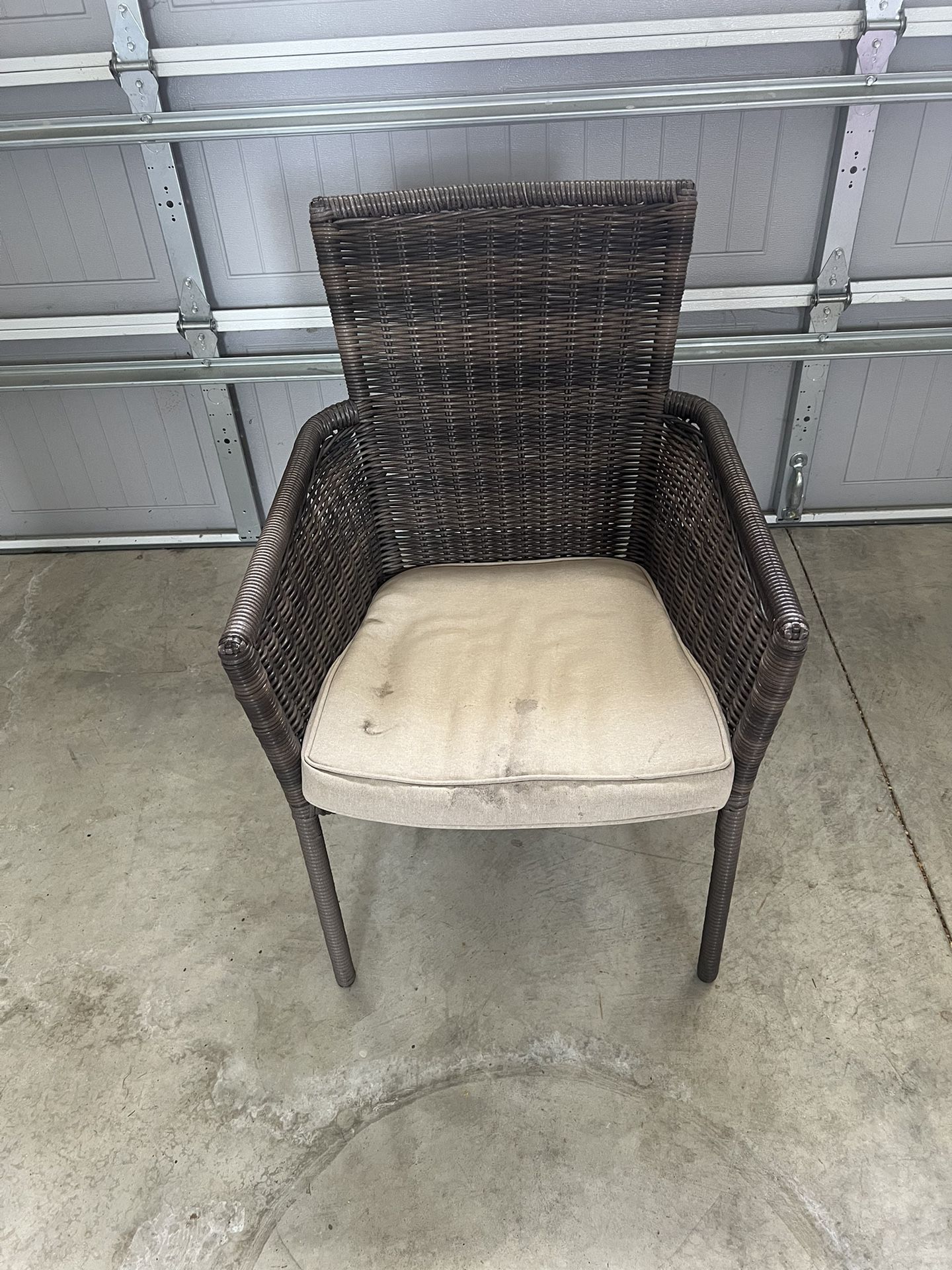 Outdoor Brown Deck Chair 