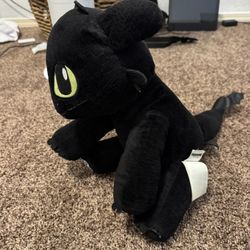 Toothless Plushie With Heartbeat