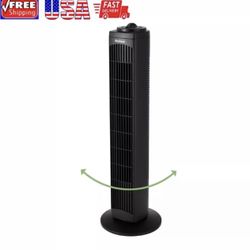 Holmes  29 “  3 Speeds Manual Tower Oscillating Fan  Space Saving Design - Black